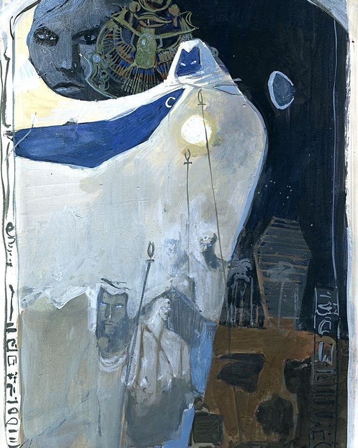 Moon Knight #moonknight #marvel #comicart #comicartist #billsienkiewicz
