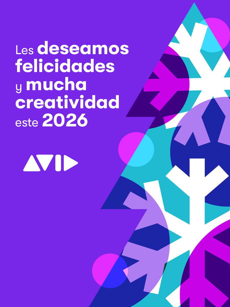 ¡Felices fiestas de parte del equipo de #Avid! 🎉 Les deseamos una temporada navideña llena de paz, felicidad y momentos inolvidables, ¡y un próspero y fantástico Año Nuevo!"