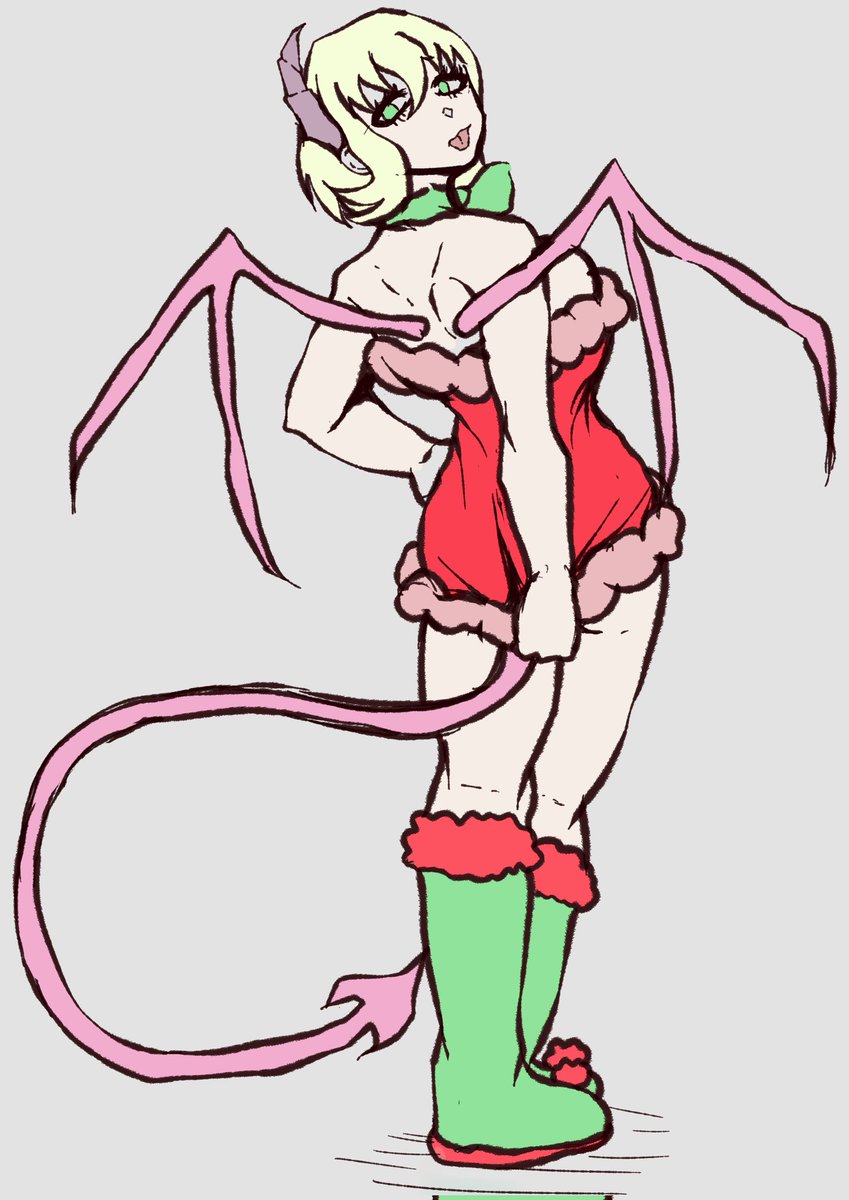 Merry Crismas.. Dibujos por navidad(? Realmente solo quice dibujar un personaje viejo y por fechas le puse traje navideño jsjs

#ocart #Oc