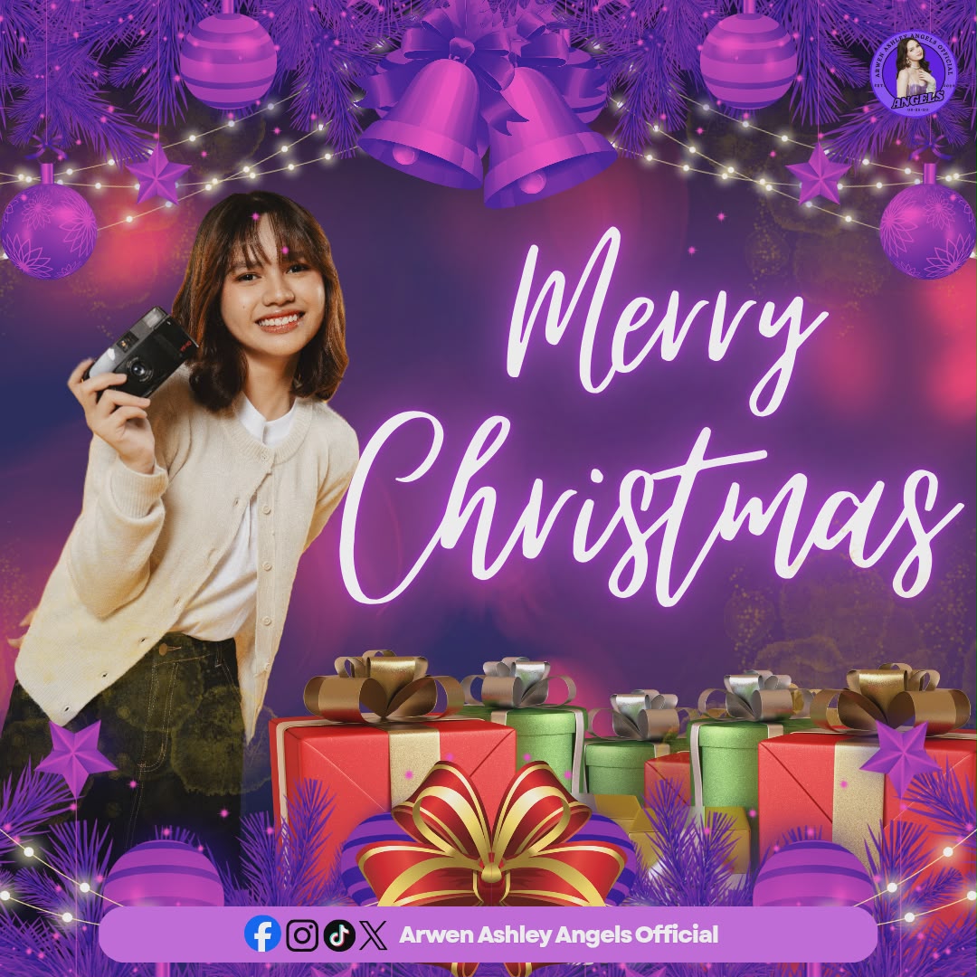 ArwenAngels's tweet photo. Merry Christmas and Happy 64th MONTHSARY Arwen Ashley Angels Official!!! ๐โฅ๏ธ Thank you for being with for a yeaaarssssss!!! ๐ฅฐ๐ซถ
#AshleySarmiento | #ArwenAshleyAngelsOfficial
#Christmas2025 #64thMonthsary #teamangels #aaaofc @ashsarmientoo https://t.co/PF1AHfM4RK