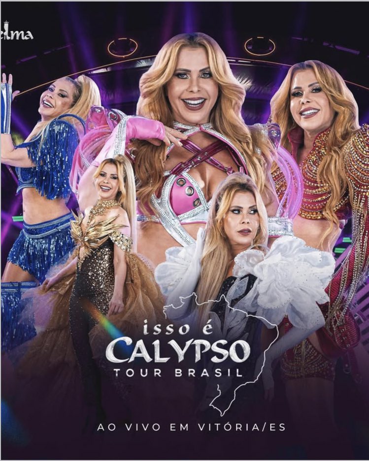 Qual a sua faixa favorita do “Isso é Calypso Tour Brasil” de Vitória?