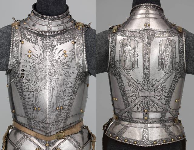 Breastplate Armor of Ferdinand I, Holy Roman Emperor, 1549.