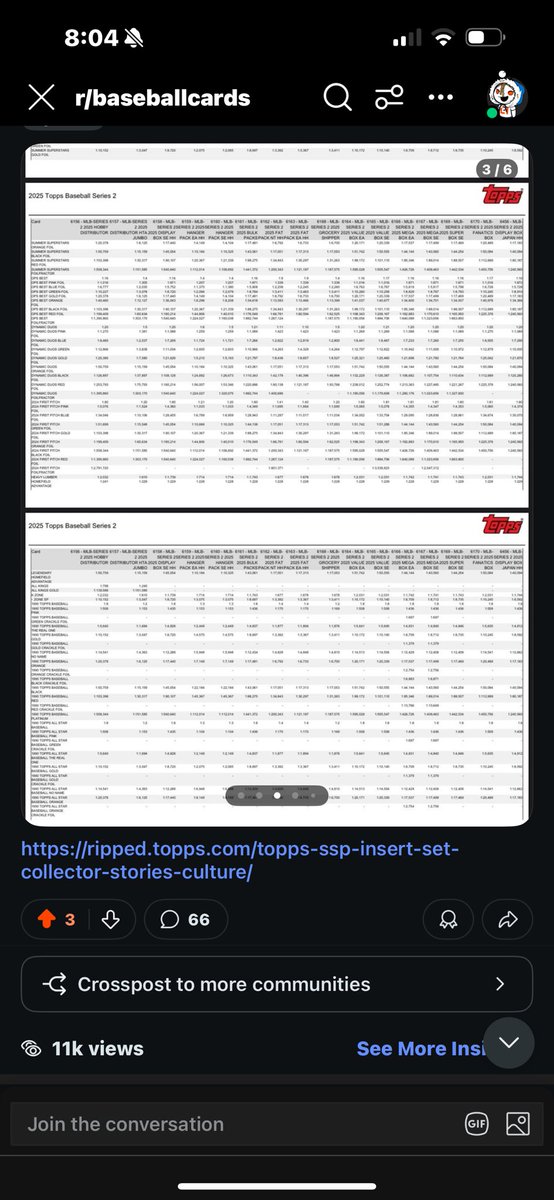 FinalScoreSSP's tweet photo. @KelVarnsenCards @Topps Here’s the response I got when I asked where the 2025 series 2 Legendary home field advantage cards were. 
To this day 4 of the 5 have never surfaced not even one copy. Topps answer “we confirmed they were printed” no checks and balances so screw off basically https://t.co/eHdYl6hy1y