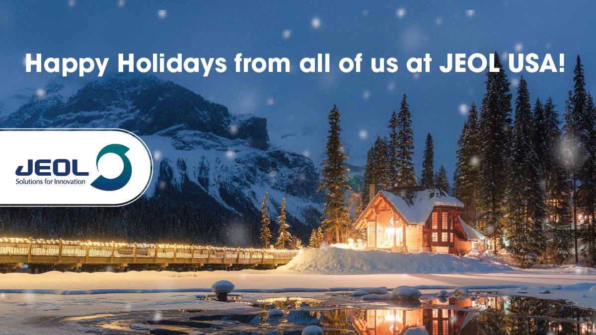 JEOLUSA's tweet photo. Happy Holidays from all of us at JEOL USA ❄️☃️
 
As we close out the year, we extend our sincere thanks to our customers, partners, and colleagues for your continued trust and collaboration. We wish you a safe and warm holiday season, and a joyful start to the New Year! https://t.co/En4poVIZiE