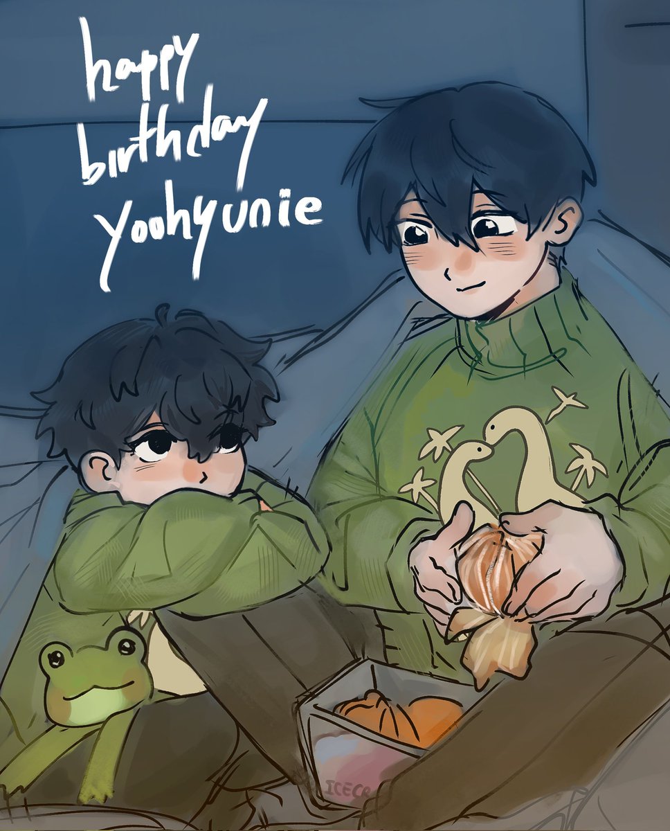 #한유현_생일축하해 #1225해피유현데이 
I'd peel tangerines for you in every lifetime my sweet boy