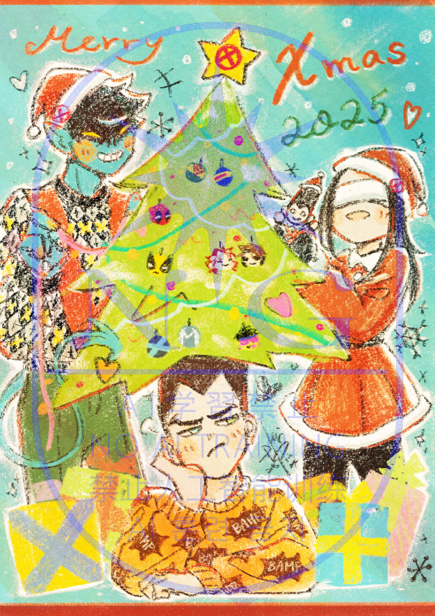 mori_hiya's tweet image. 一定要壓線的聖誕快樂🎄