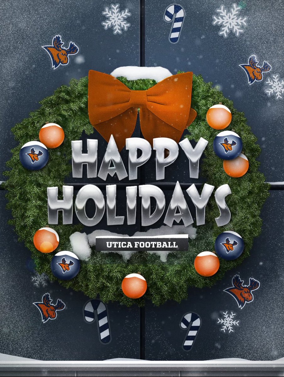 Happy Holidays to you and your family from Utica Football! 🫎 🎄 

#fearit