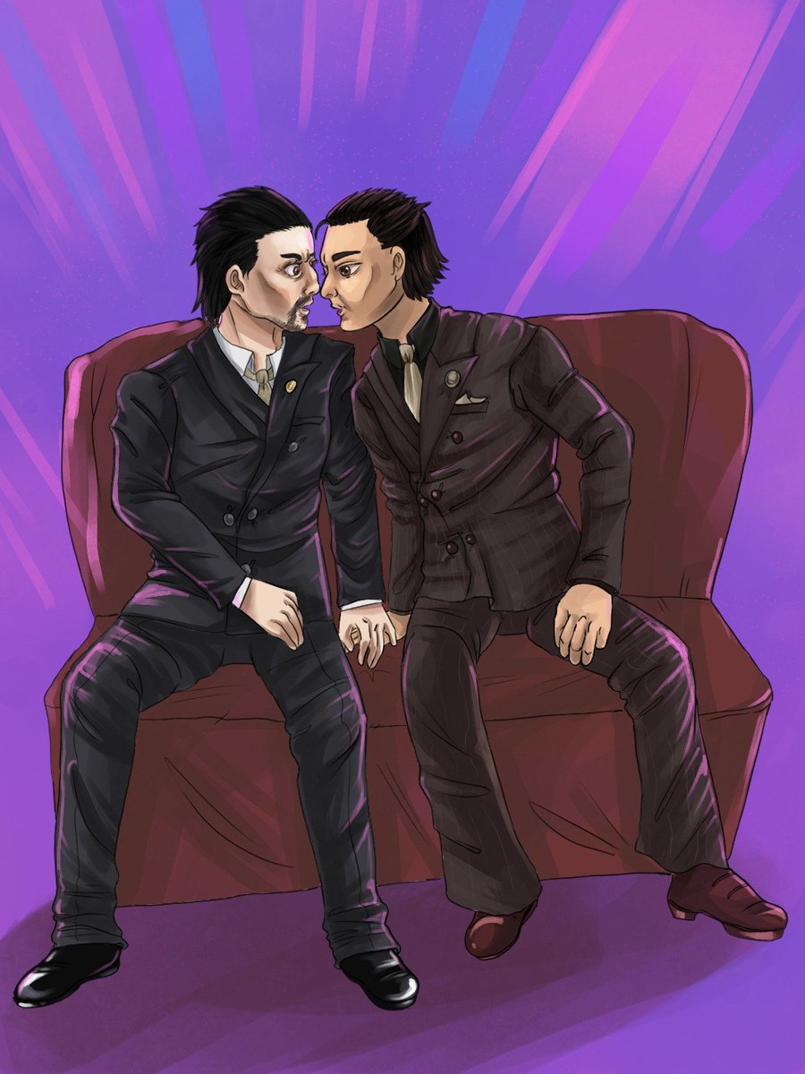 Yakuza Secret Santa (<a href="/likeadragondeez/">Kiryu with a large spoon</a>)
 gift for <a href="/Scilleros_/">Eros🎣</a> 
I hope you like it and Merry Christmas!
#Yakuzafanart #minedai