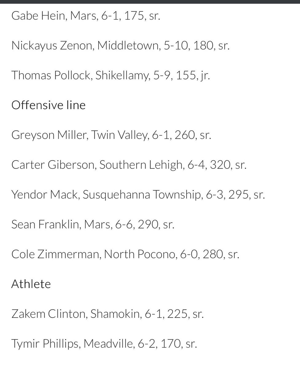 Sean_Franklin_'s tweet image. Grateful to be named as a 4A All State O Lineman! Thank you to all who voted!
@TribLiveHSSN 
@PaFootballNews