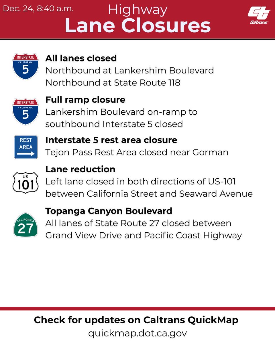 Caltrans District 7 tweet media