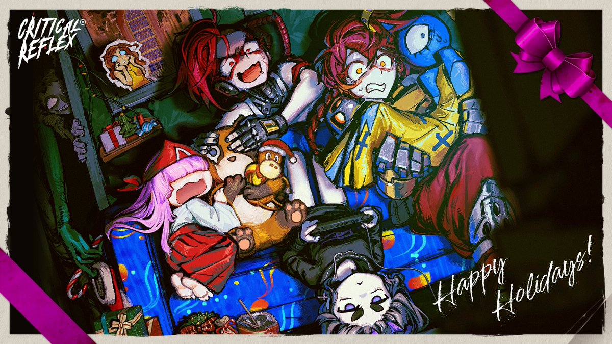 critical_reflex's tweet image. happy holidays from the CRITICAL REFLEX crew!!