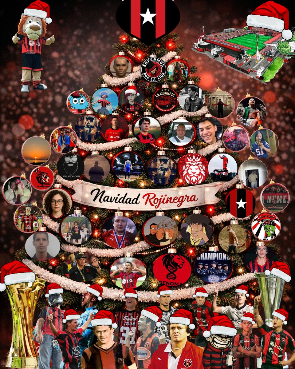 Y LLEGO LA NAVIDAD ROJINEGRAAAA, FELIZ NAVIDAD A TODOS LOS MANUDOS 🔴⚫️🦁🌲