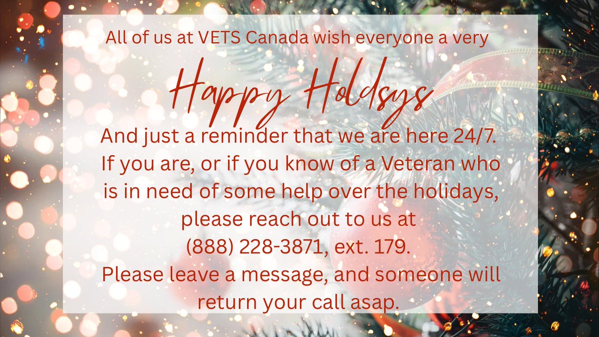 VETS Canada 🇨🇦 tweet media