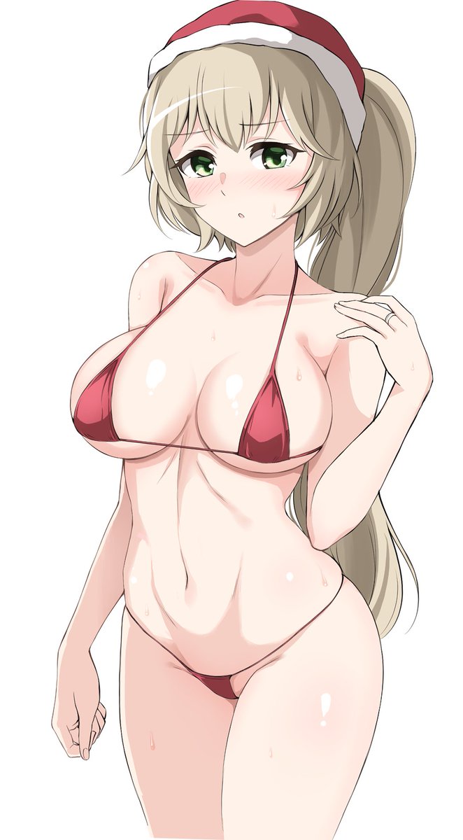 織莉子さんにクリスマスの服を着てもらいました… 