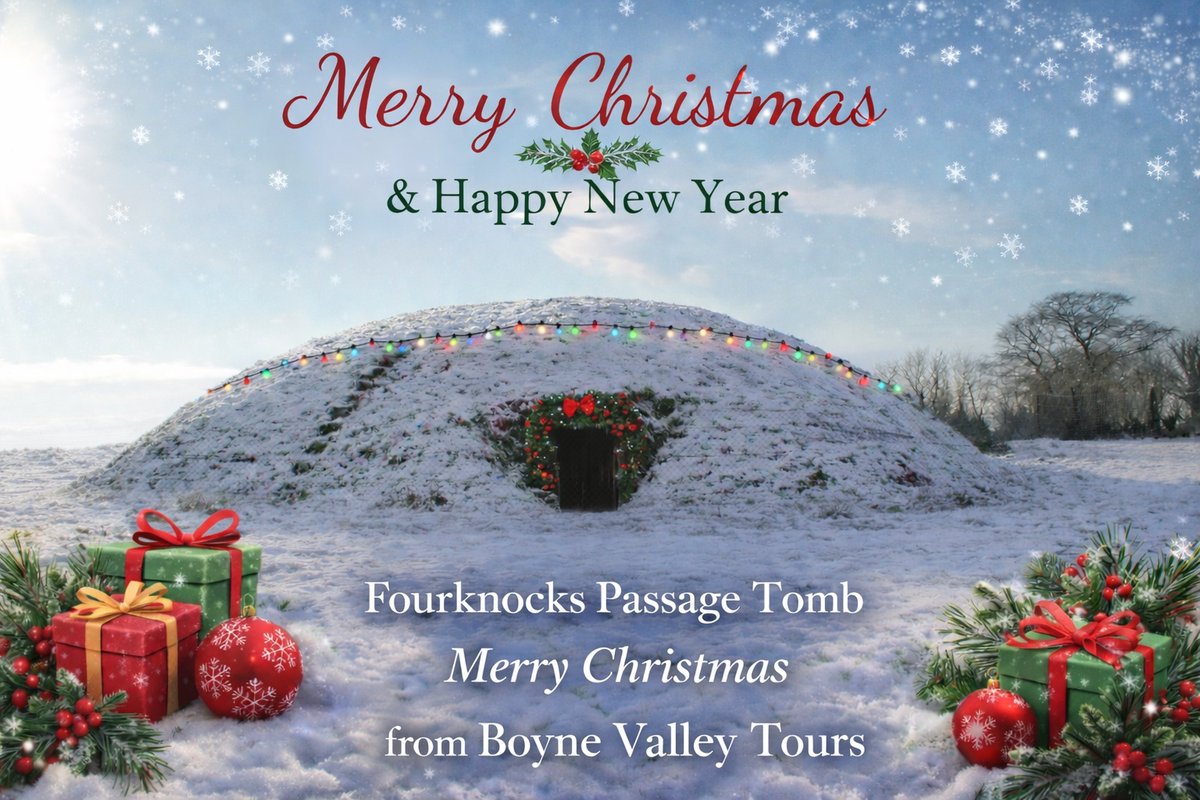 BoyneValleyTour's tweet photo. Merry Christmas and a Happy New Year from Boyne Valley Tours https://t.co/Vnx8MG0epi