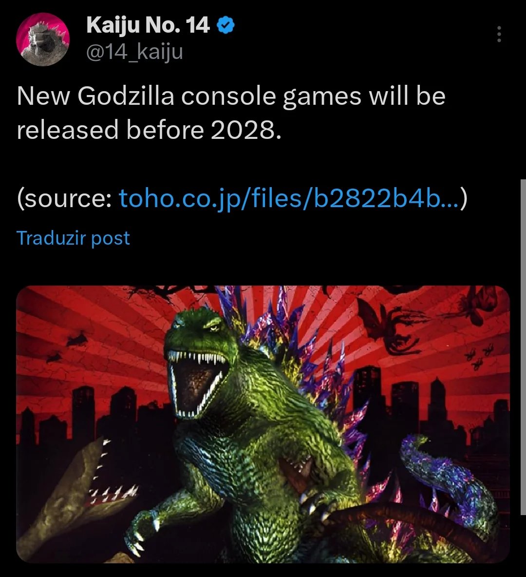 <a href="/GodzillaNewGame/">Bring Back The Pipeworks Godzilla Games</a> did you see the news?toho.co.jp/files/b2822b4b…