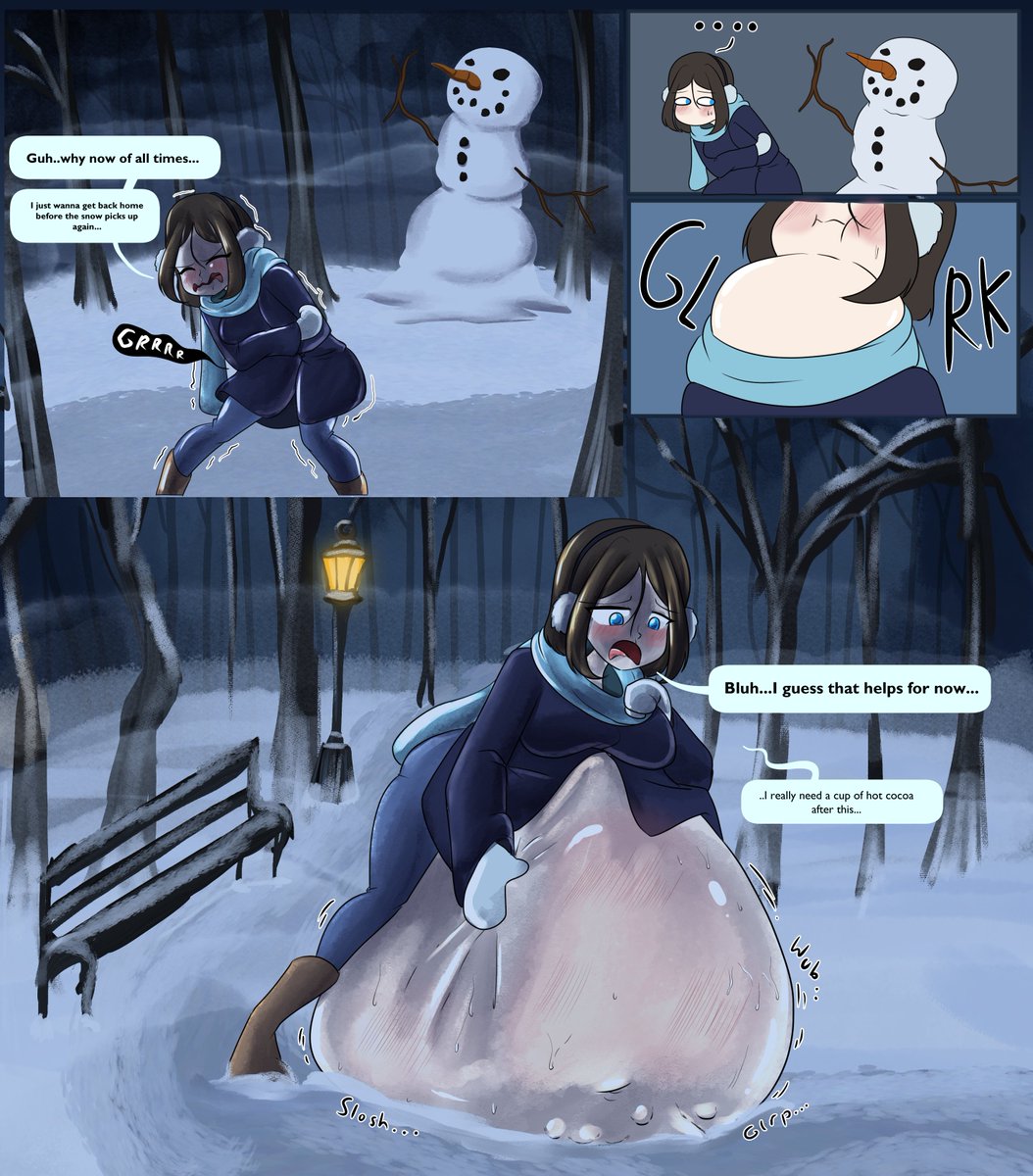 Eve's on her home on a Chilly Christmas Eve and making due with the circumstances.
 
Merry Christmas Eve!