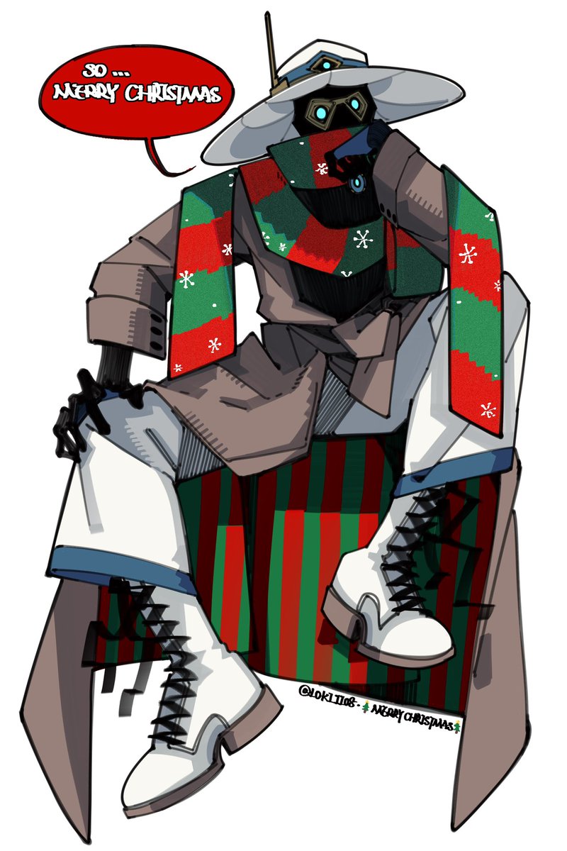 loki1108's tweet photo. 🎄Hello! Merry Christmas!!!🎄
#VALORANT #ValorantArt #cypher https://t.co/sONaYSmCsP