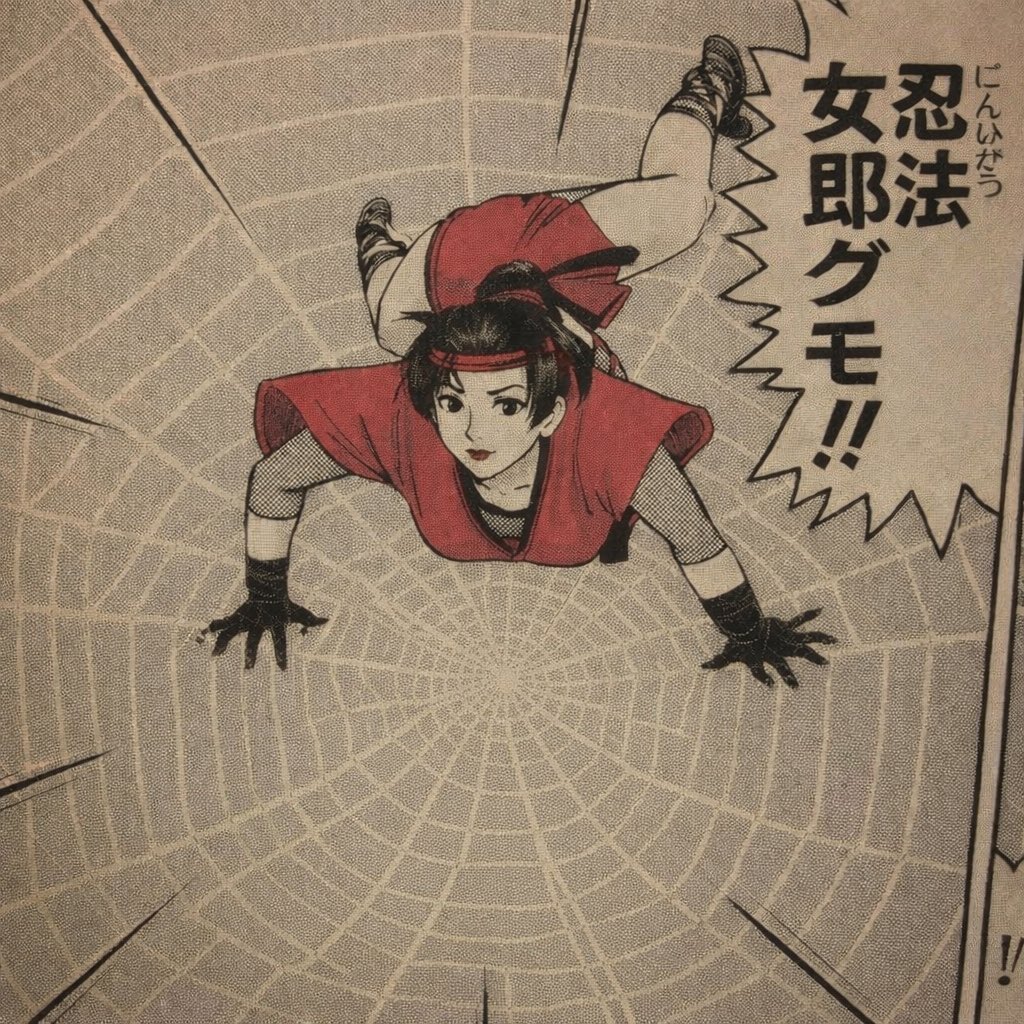 hal_0233's tweet photo. 蜘蛛の巣の上で獲物を待つくノ一 https://t.co/PzPGzSXJxk