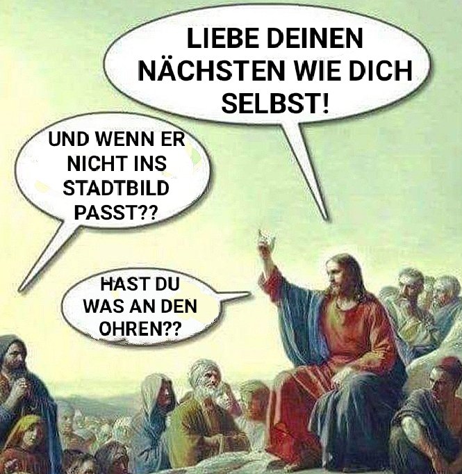 An die "Christen" <a href="/CDU/">CDU Deutschlands</a>
<a href="/cducsubt/">CDU·CSU</a> <a href="/bundeskanzler/">Bundeskanzler Friedrich Merz</a>
<a href="/_FriedrichMerz/">Friedrich Merz</a>
Jesus würde sich schämen wenn er wüsste,was ihr 2025 mit Migranten+Menschen in Armut gemacht habt!
Und hört 2026 endlich auf die faschistoide AfD rechts zu überholen!
#Frohe_Weihnachten #Heiligabend #Bescherung #Reul
