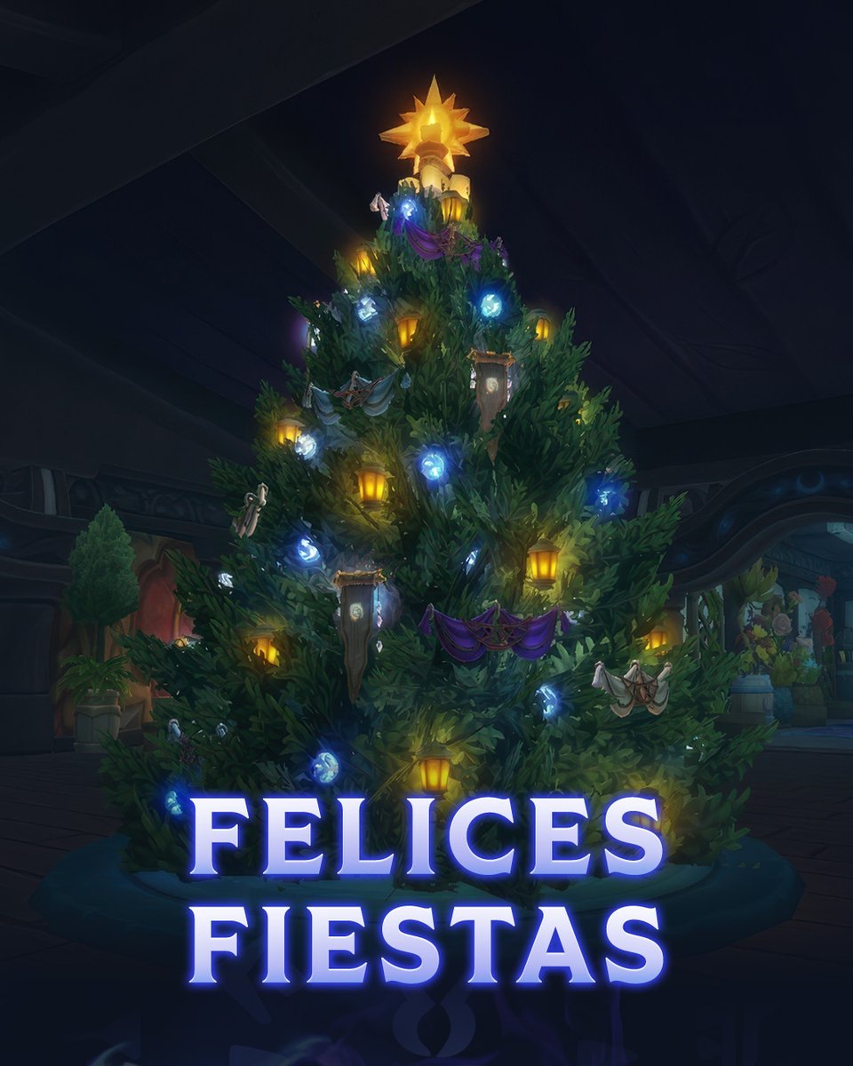 Que el fin de año llegue con botín épico, momentos inolvidables y que el próximo año traiga aventuras aún más emocionantes. ✨💛

¡Nos vemos en Azeroth!
¡Felices fiestas!