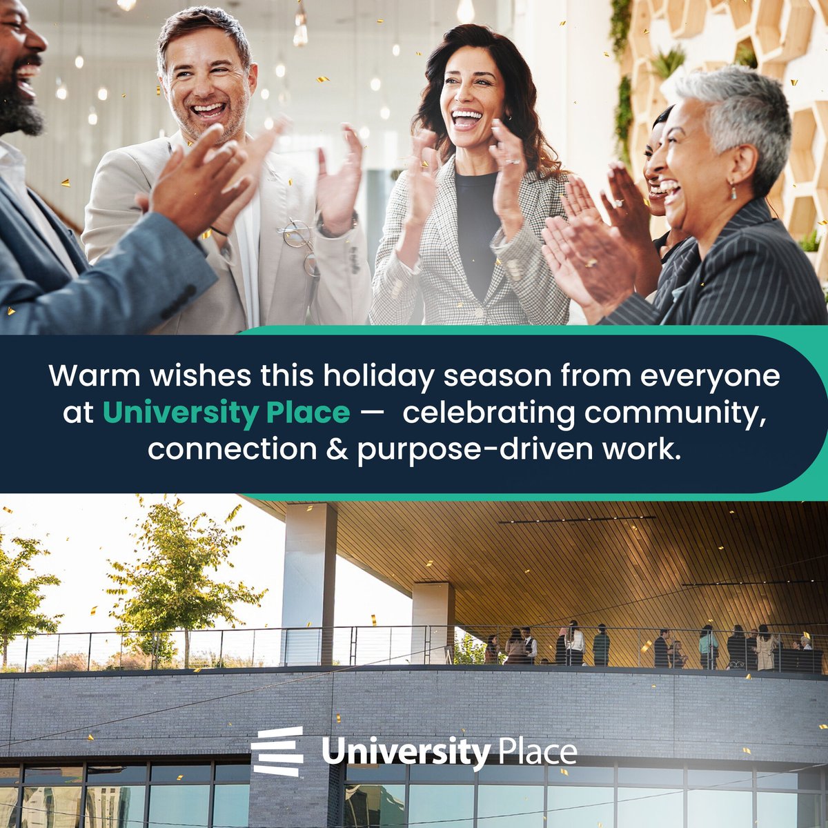 🎄 Warm wishes this holiday season from everyone at University Place — celebrating community, connection &amp; purpose-driven work. ❤️✨

#UniversityPlace #HolidaySeason #PhillyCommunity #TogetherWeGrow #Gratitude