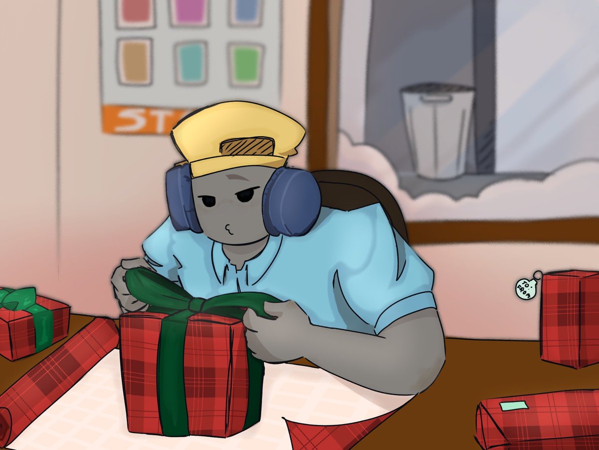 EFBRblx's tweet photo. Day 4! Gift Wrapping 🎁

"This time of year is always busy, with even delivery boys now doing others jobs"

#robloxdevtwt https://t.co/lnBOzlowyK