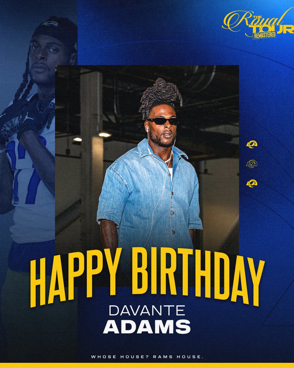 Happy Birthday, Davante!🥳💙<a href="/tae15adams/">Davante Adams</a>