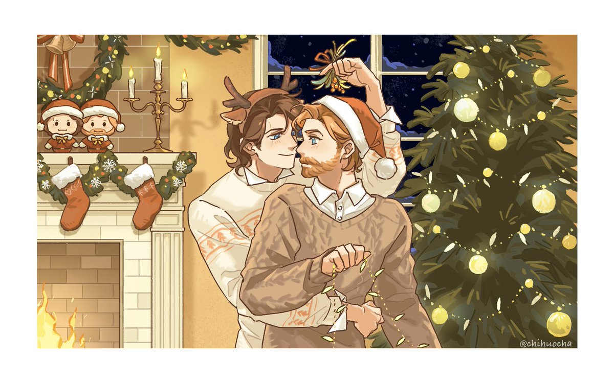 🎄槲寄生

【Obikin圣诞节24h接力活动】
第1棒 || 1：00

#obikin圣诞节24h接力
#obikin

上一棒：@Chenchen 
下一棒：<a href="/takekoooo_owo/">Pillowo？</a>