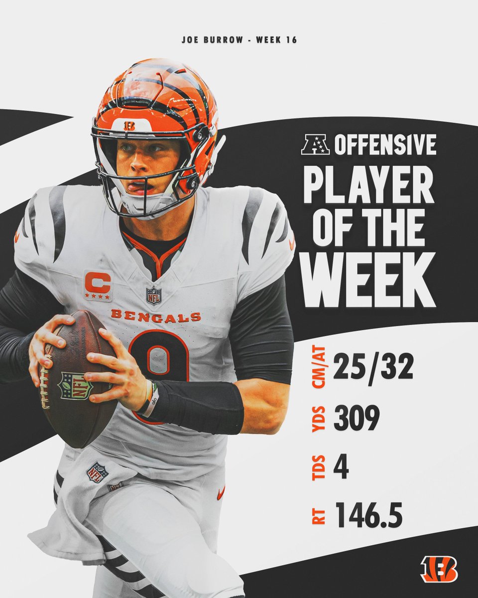 QB1 - Player of the Week edition.