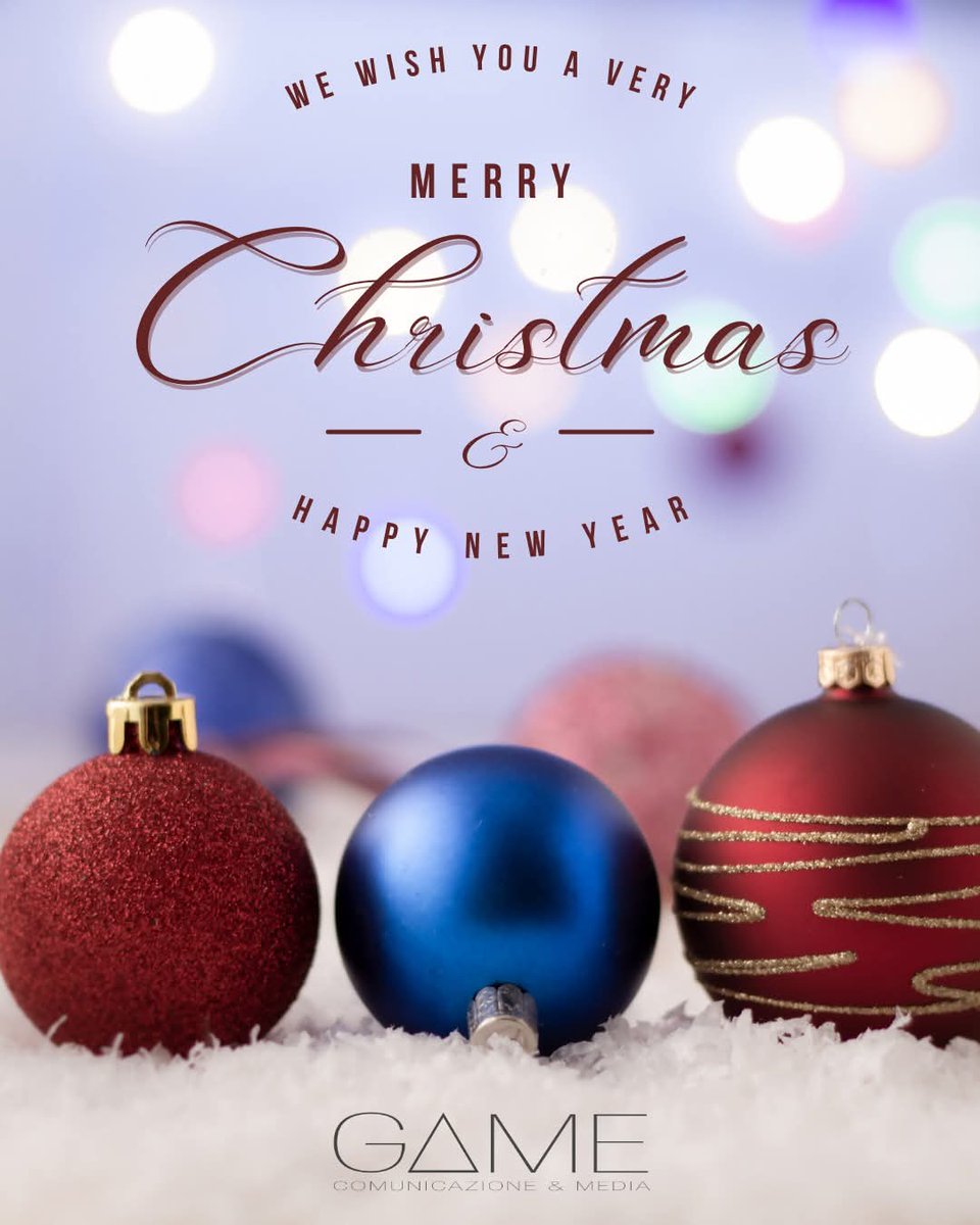 Game_Comm's tweet image. Lo staff di GAME Comunicazione &amp;amp; Media augura a tutti voi un buon Natale 🎄 e felice anno nuovo! 🎆

#buonnatale #natale2025 #buonanno #GAMEComunicazioneMedia #contentmarketing #contentstrategy  #socialmediamarketing #marketingstrategy #socialmedia #brandjournalism #gamecomm