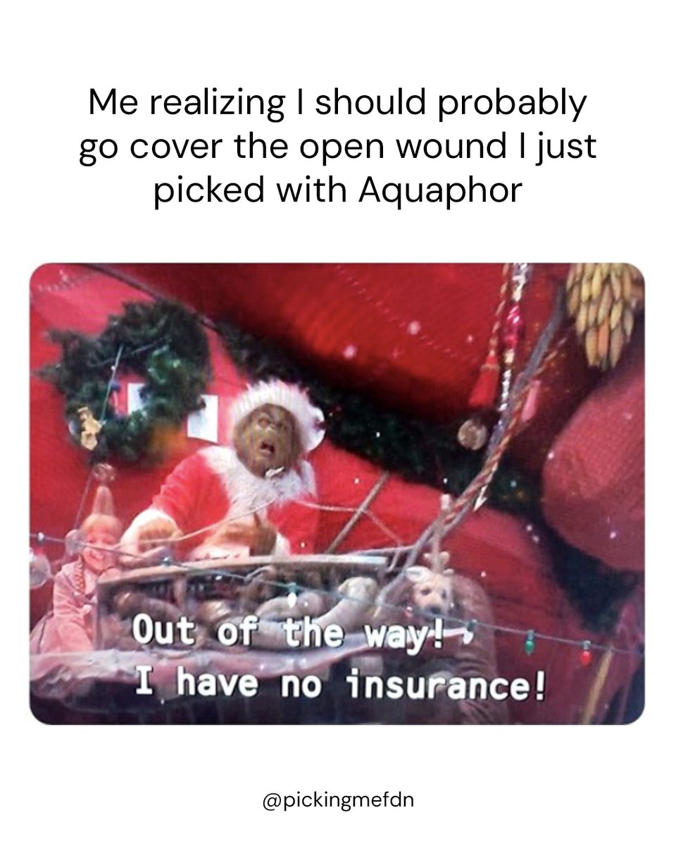 Holidays can be hard, here are some festive memes to make you laugh!

We're so grateful for YOU, our lovely #PickingMe fam and are incredibly happy we get to share another #HolidaySeason spreading #SkinPickingDisorder hope, help and healing.

How are you spending the holidays?