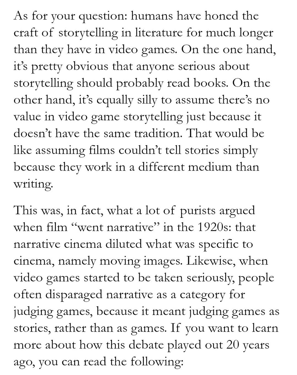 akeurajitsukasa's tweet image. My professor was kind enough to humor me by answering my question about Twitter and video game writing. Pretty insightful!