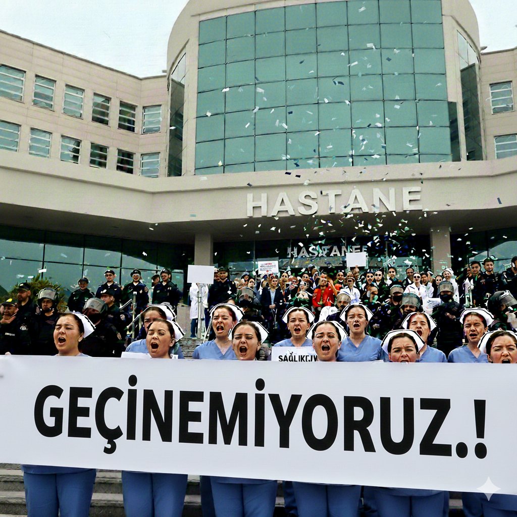 Geçinemiyoruz.. 

#MemurDiyorki
<a href="/tcbestepe/">T.C. Cumhurbaşkanlığı</a> <a href="/RTErdogan/">Recep Tayyip Erdoğan</a> <a href="/memetsimsek/">Mehmet Simsek</a> <a href="/HMBakanligi/">T.C. Hazine ve Maliye Bakanlığı</a> <a href="/isikhanvedat/">Prof. Dr. Vedat Işıkhan</a> <a href="/csgbakanligi/">T.C. Çalışma ve Sosyal Güvenlik Bakanlığı</a> <a href="/drmemisoglu/">Prof. Dr. Kemal Memişoğlu</a> <a href="/saglikbakanligi/">T.C. Sağlık Bakanlığı</a> <a href="/TBMMresmi/">TBMM</a> <a href="/TBMMGenelKurulu/">TBMM Genel Kurulu</a>