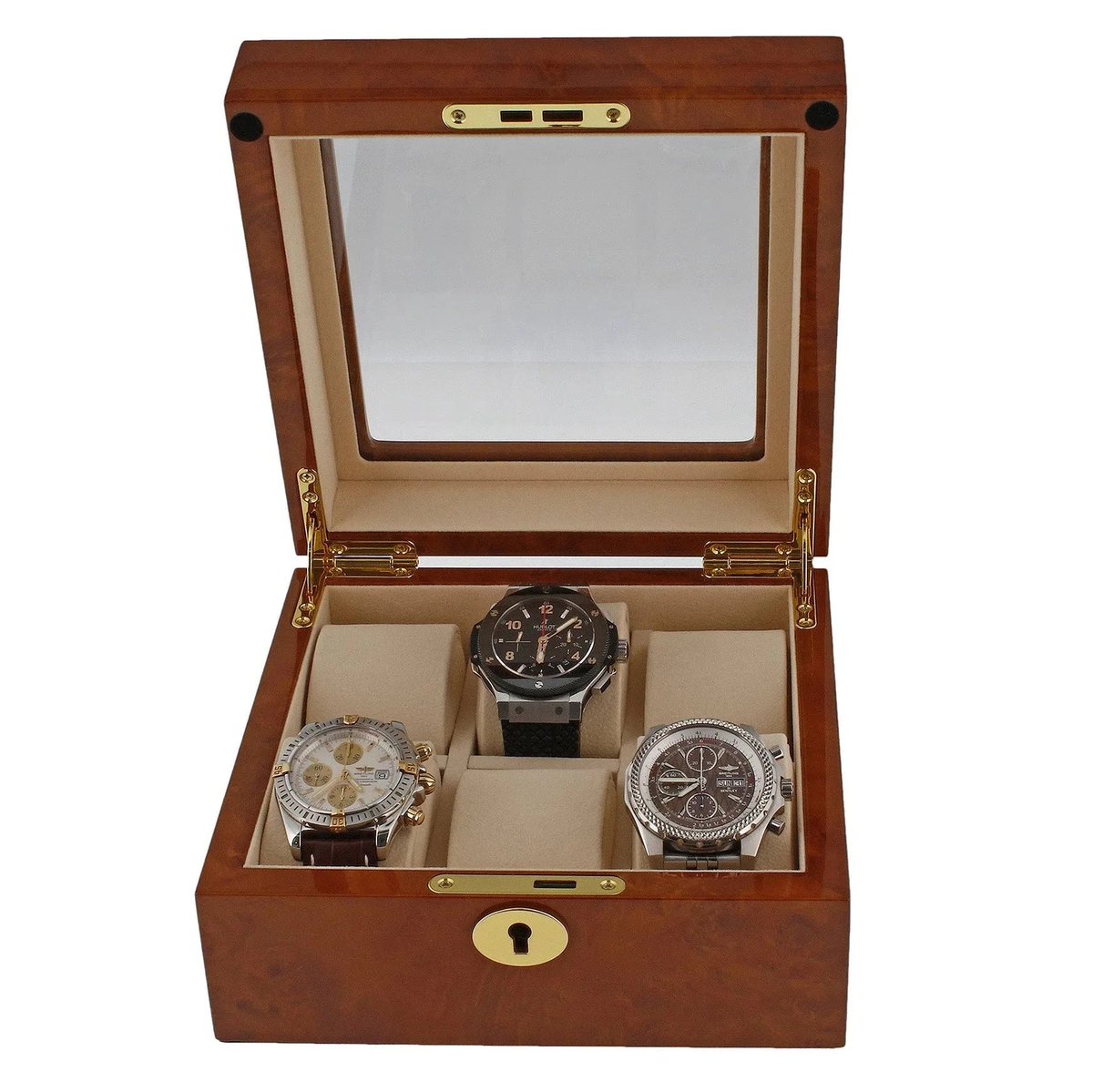 aevitas_uk's tweet image. Elevate your collection with our Burl Walnut Watch Box. Securely store 6 watches in style with a thoughtfully arranged interior. Perfect for collectors who value elegance and function. £159.95. #WatchStorage #LuxuryStyle aevitas-uk.co.uk/products/watch…