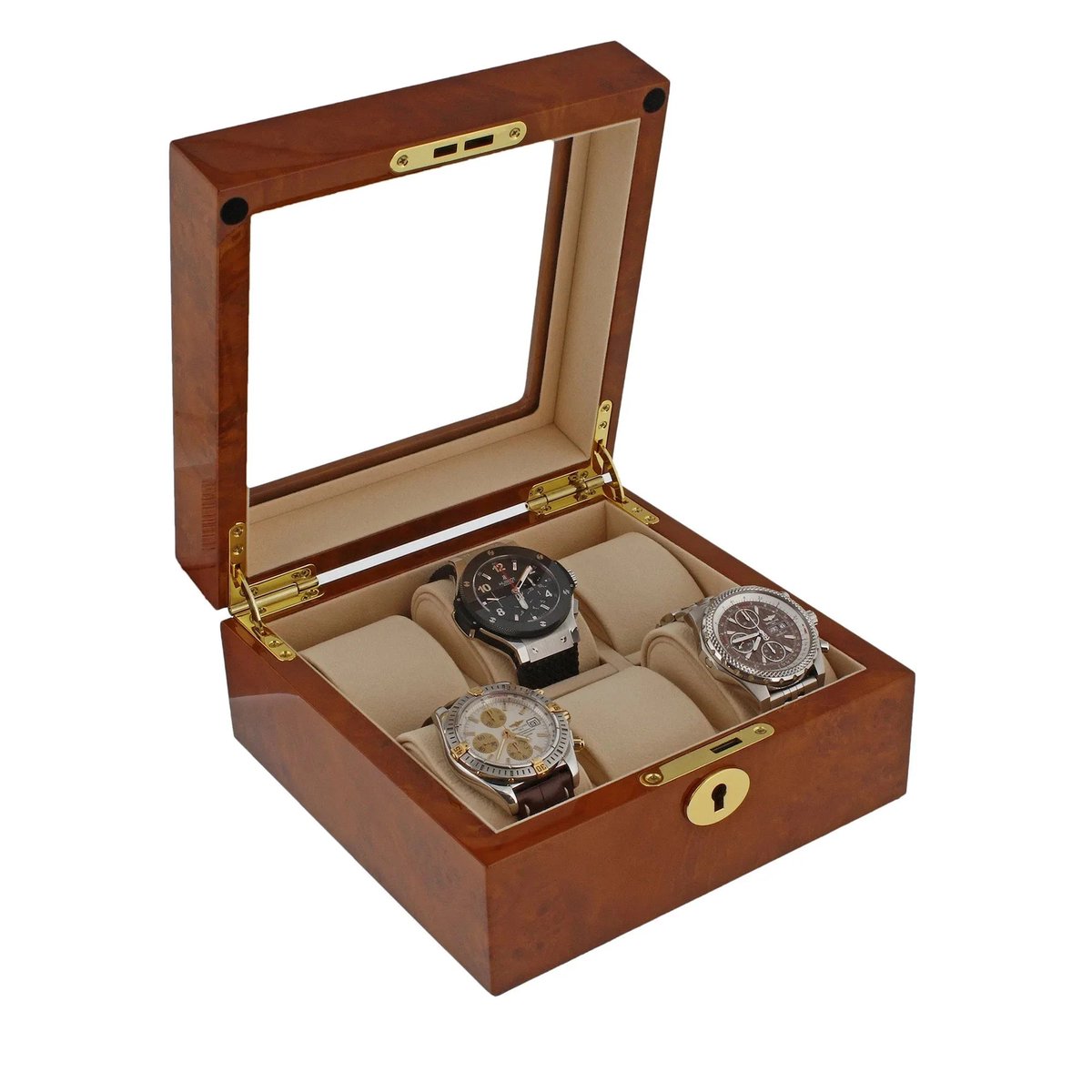 aevitas_uk's tweet image. Elevate your collection with our Burl Walnut Watch Box. Securely store 6 watches in style with a thoughtfully arranged interior. Perfect for collectors who value elegance and function. £159.95. #WatchStorage #LuxuryStyle aevitas-uk.co.uk/products/watch…
