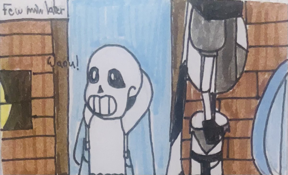 nellestiadraw's tweet photo. Hi (I felt better today😁 so I drew) Today, ???? explores Snowdin like Mix told her but she hits Mix!papyrus and panics/lag since she doesn’t know how to communicate with other especially when she makes mistakes.Remember it’s here fist day alive! #undertale #undertaleAU #Mixtale https://t.co/uxAAsYrP4z
