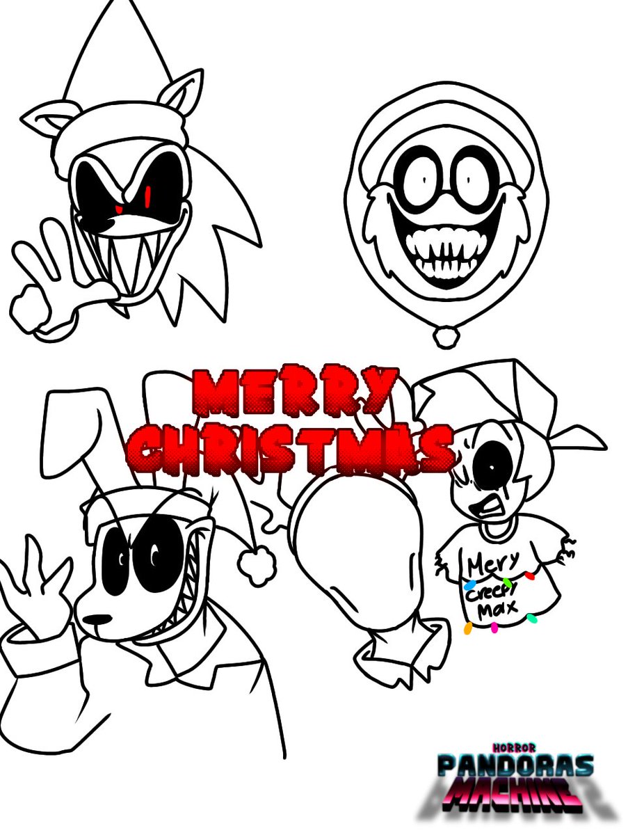 Cycledartist's tweet photo. De parte de el equipo de horror pandoras machine,les desiamos feliz navidad ,no vemos en enero @RobinAzvix @Luckyofficialyt @xaphdiel @JorgePlaylist58 #FNF #fnfbf #fnfsillybilly #creepypasta https://t.co/eOUjmbQykB