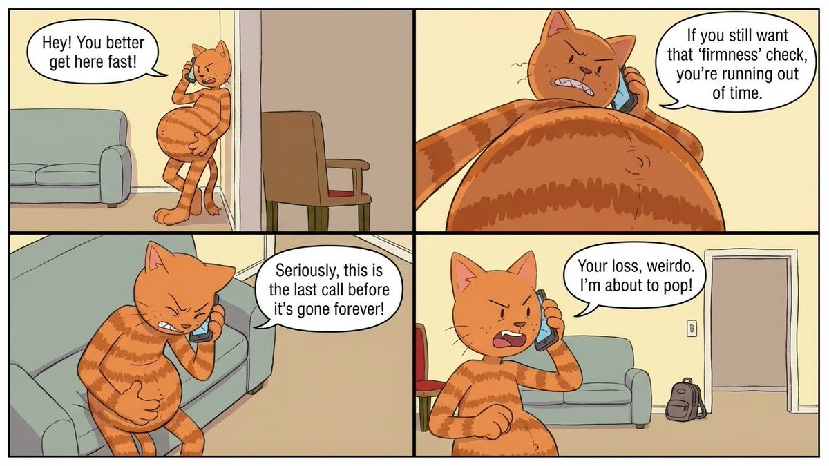 Gerplexan's tweet image. Poor Petey is trying to be nice for a friend, but it's not easy when you're on the verge of becoming a dad.