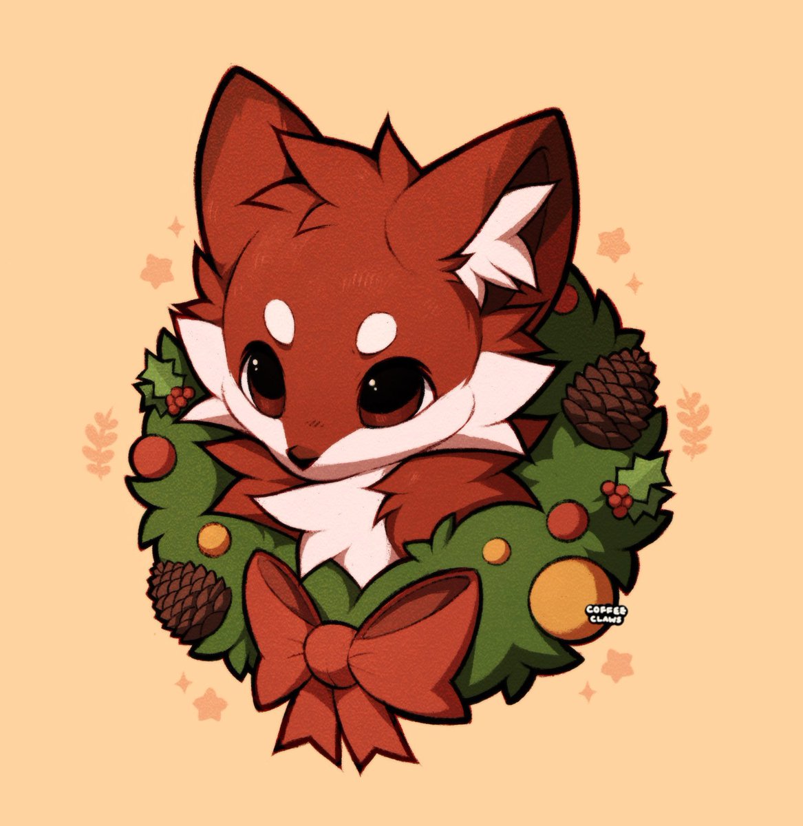 Coffeeclaws's tweet image. Merry Christmas! 🎄🦊