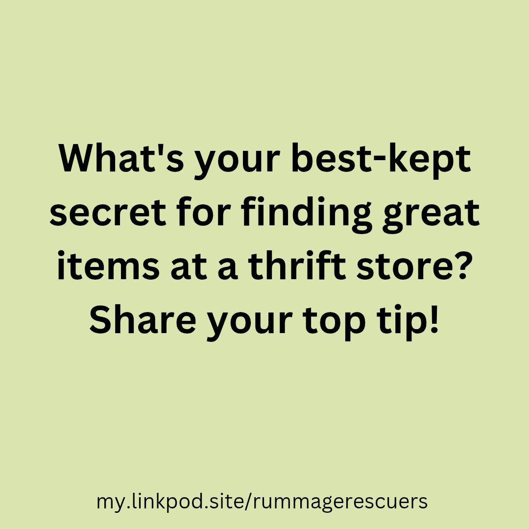 Teri_Dz's tweet image. What's your best-kept secret for finding great items at a thrift store? Share your top tip!

#thriftyshopper #bargainfinds #goodwillshopper #rummagesalefinds #yardsalefinds