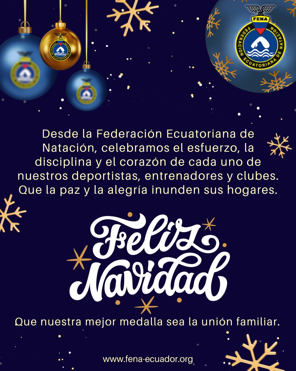 Hoy dejamos las piscinas por un momento para celebrar en el carril más importante: el de nuestros hogares. Sabemos que detrás de cada brazada y cada récord, hay una familia que apoya con el ❤️.​Que este día la meta sea compartir, que nuestra mejor medalla sea la unión y la paz