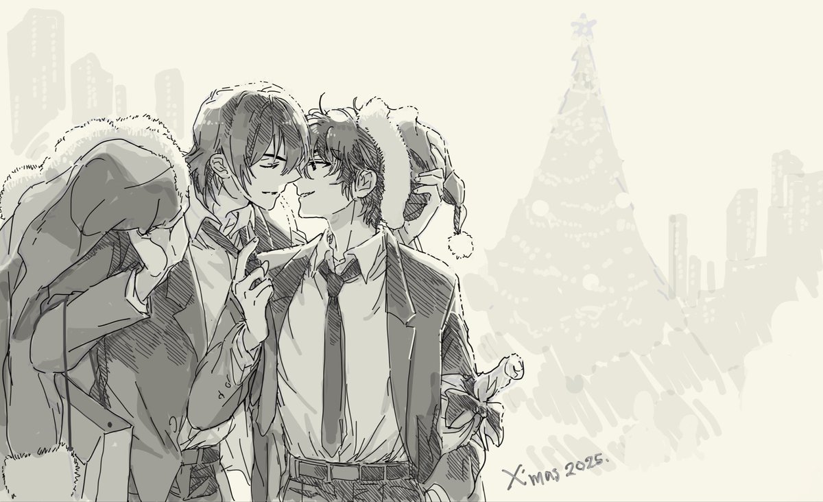 #HagixMatsu #萩松 

🎄🎁🌃🎉
All I want for Xmas is you.