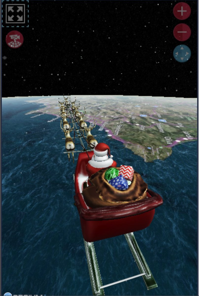 ReignOfTea's tweet image. I love that NORAD hasn't updated their Santa tracker in years. Santa still goes around with a single watermelon waiting to find a black kid not on the naughty list.