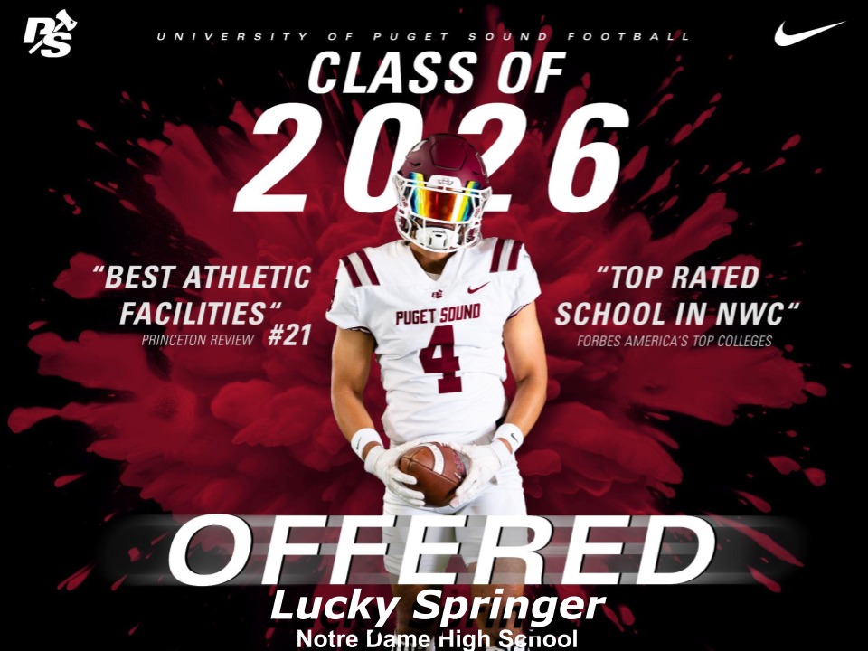 LuckySpringer75's tweet photo. I am blessed to announce that I have received an offer from Puget Sound University!
Go Grizz!
@jeffthomas4
@EvanYabu @Coach_JRowe https://t.co/98KdCiLPBN