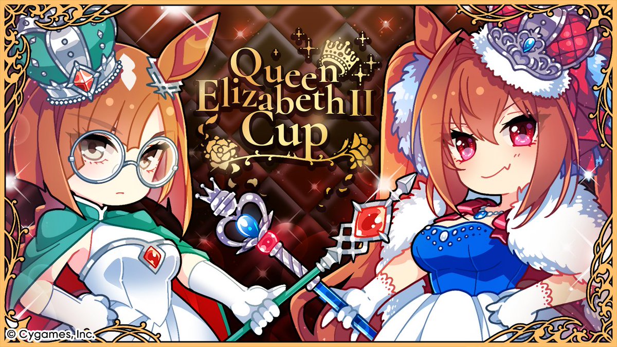umamusume_eng's tweet image. Have you completed the Queen Elizabeth II Cup missions? We've sent out a present commemorating the race!

🎁 Gift Contents:
- Monies ×50,000

#Umamusume