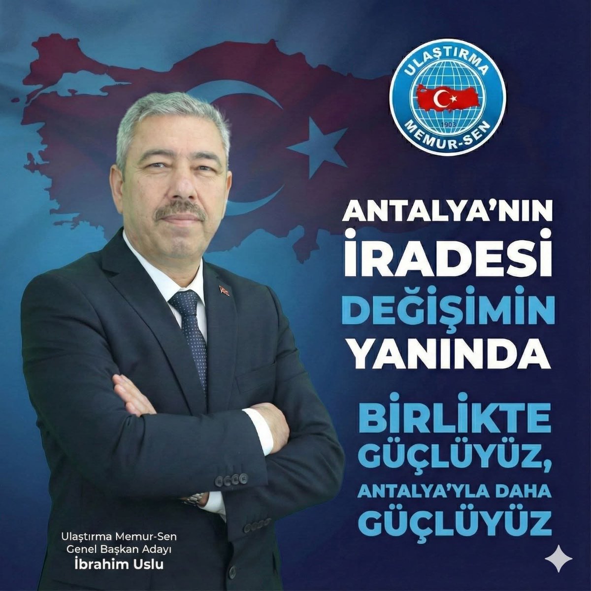 ibrahimusluUCMS's tweet photo. Ulaştırma Memur-Sen genel merkez seçimlerinde Antalya Şube yönetimi olarak ortak yaptığımız istişare sonucunda İbrahim Uslu başkanımın yönetimini destekleyeceğimizi, DEĞİŞİM den yana olduğumuzu bilidiriyoruz.
Aldığımız kararımızın hayırlara vesile olmasını diliyorum.
Niyetimiz Hayr akıbet Hayr olur İNŞALLAH
İbrahim Uslu  Yasin Ozbek  Abdullah Saygı  İsmail Pehlivan  Tahsin Hanli Arif Aydin  Mehmet Akkuş
