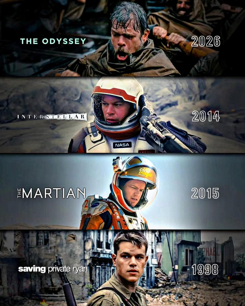 MYCAAcine's tweet image. Matt Damon y sus problemas para regresar a casa...