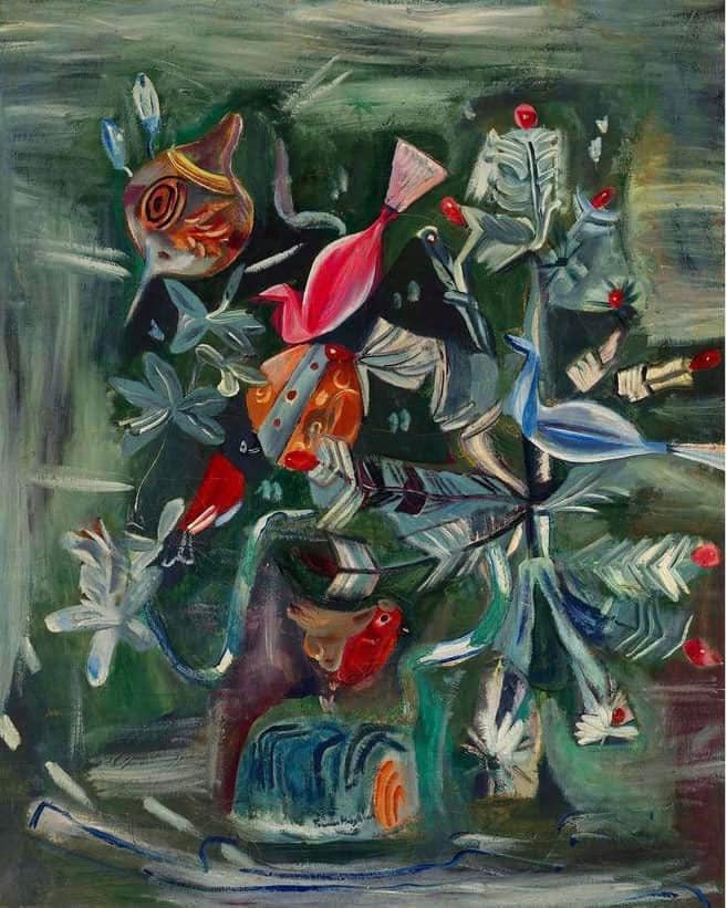 Frances Hodgkins (1869-1947) Christmas Tree, 1945.