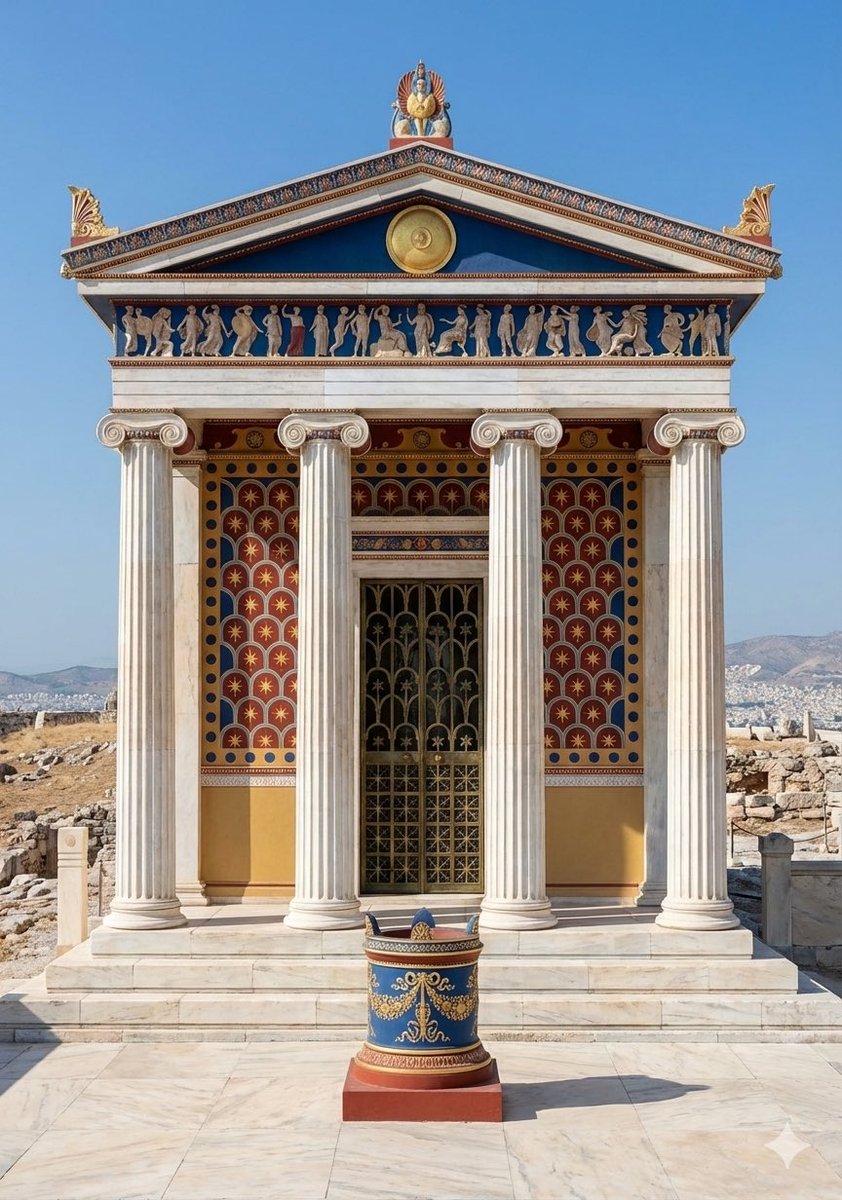 Greek temple as it may have looked.